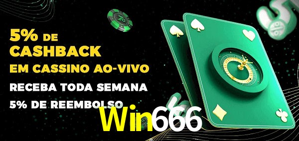 Promoções do cassino ao Vivo Win666